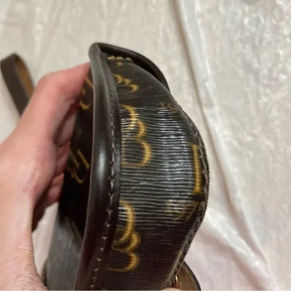 Dooney and Bourke signature db black tan wristlet clutch bag - Picture 4 of 9